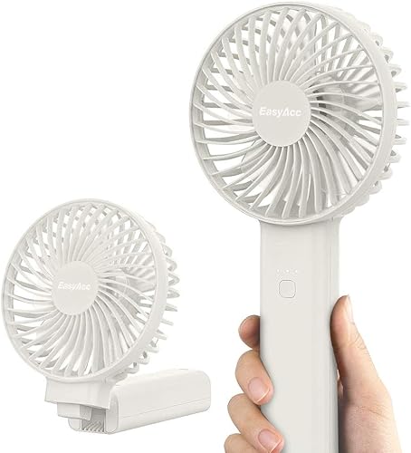Miniatura 18 de EasyAcc Ventilador portátil AI de 10000 mAh con clip de cintura recargable, flujo de aire fuerte máximo mejorado de 20000 RPM, tiempo de trabajo de