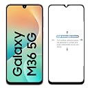 OpenTech® Military-Grade Tempered Glass Screen Protector Compatible for Samsung Galaxy M36 5G / Samsung Galaxy F36 5G with Edge to Edge Coverage and Easy Installation kit gallery image
