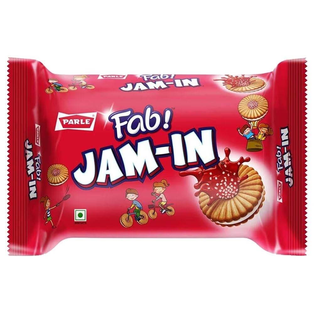 Parle Fab Jam-In Mixed Fruit Sandwich Biscuits, 495G - Flavoured, Strawberry (B0CG98N691) Amazon Price History, Amazon Price Tracker
