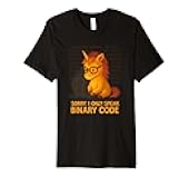 Sorry I Only Speak Binary Code Unicorn Funny Programmer Tech Premium T-Shirt