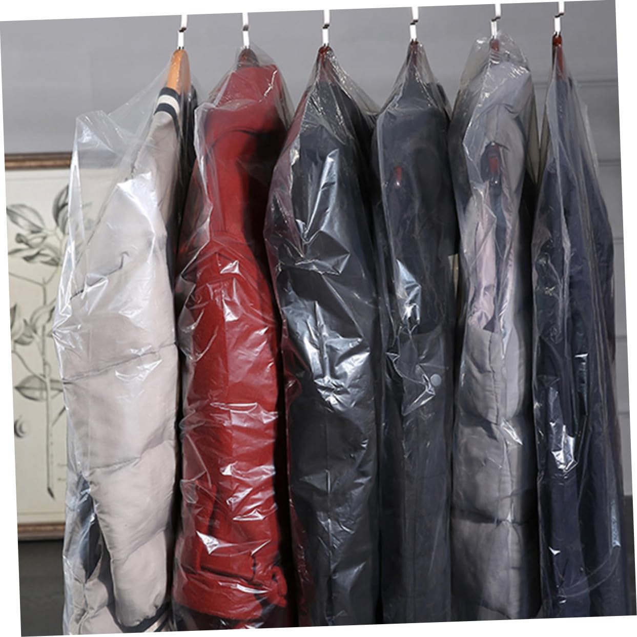 ABOOFAN 30Pcs Clothing Dust Covers Garment Bags for Clothes Storage Dustproof for Home Dry Cleaning and Clothing Displays