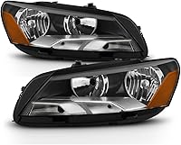 Vista 1 de ACANII - Para modelo halógeno 2012 2013 2014 2015 Volkswagen Passat faros delanteros reemplazo conductor y pasajero