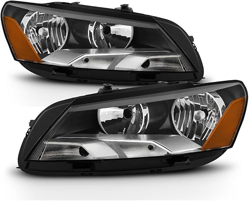 ACANII - Para modelo halógeno 2012 2013 2014 2015 Volkswagen Passat faros delanteros reemplazo conductor y pasajero
