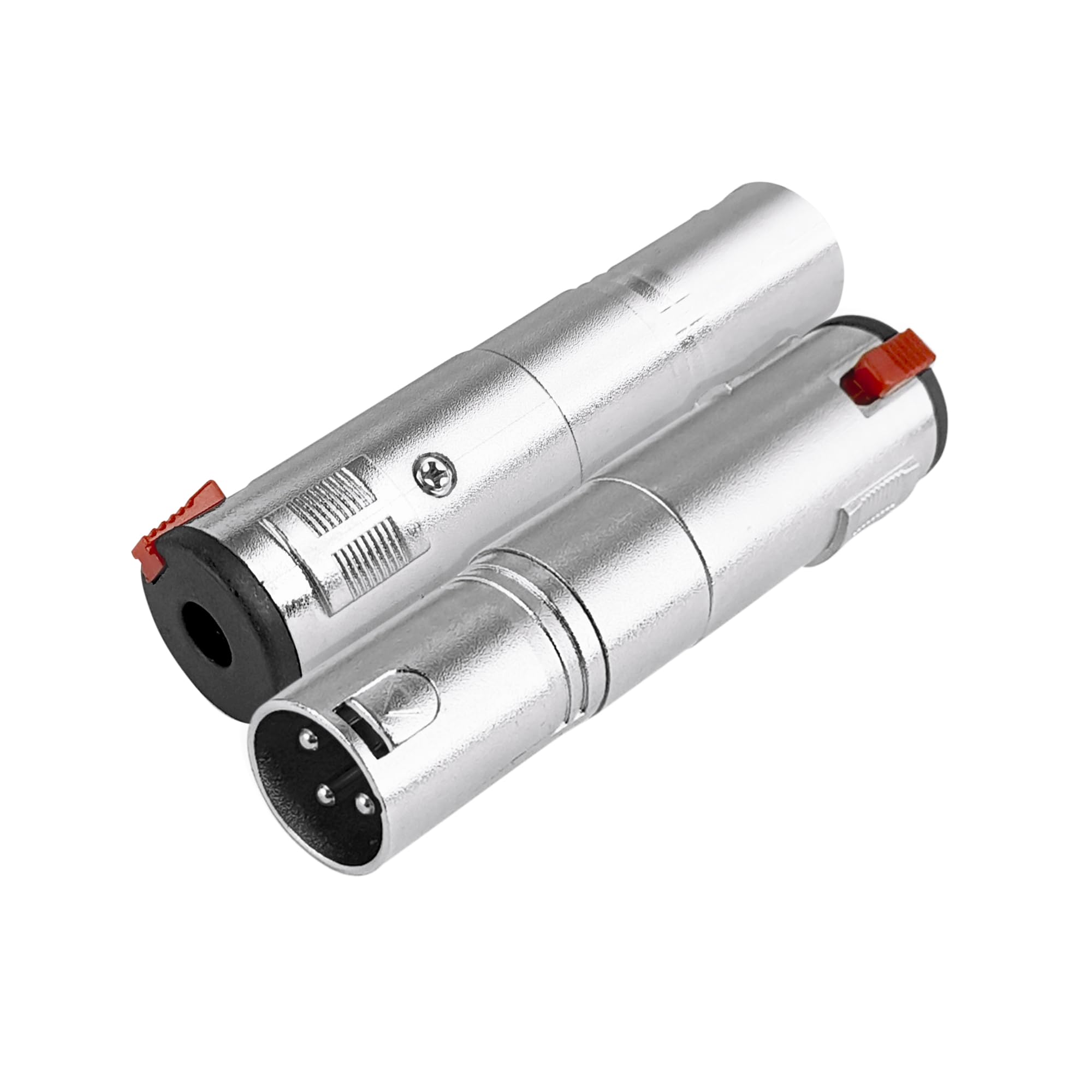 MX 3-Pin XLR Male to 1/4" TRS/TS Female Adapter – Locking P-38 Mono Socket, Auto-Switching, Rugged Pro Audio Connector-image-35