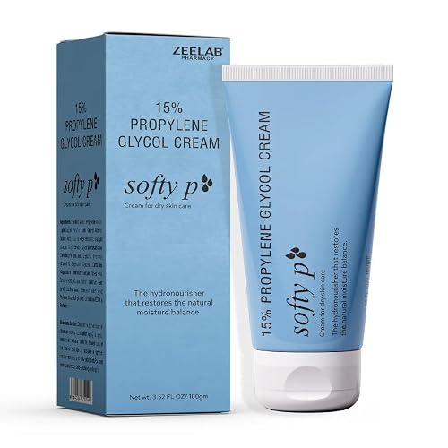 Softy P Cream with Propylene Glycol 15% | Moisturising Cream for Dry, Rough & Scaly Skin | Helps Retain Skin Hydration & Improve Texture | For Elbows, Knees & Heels | 100g
