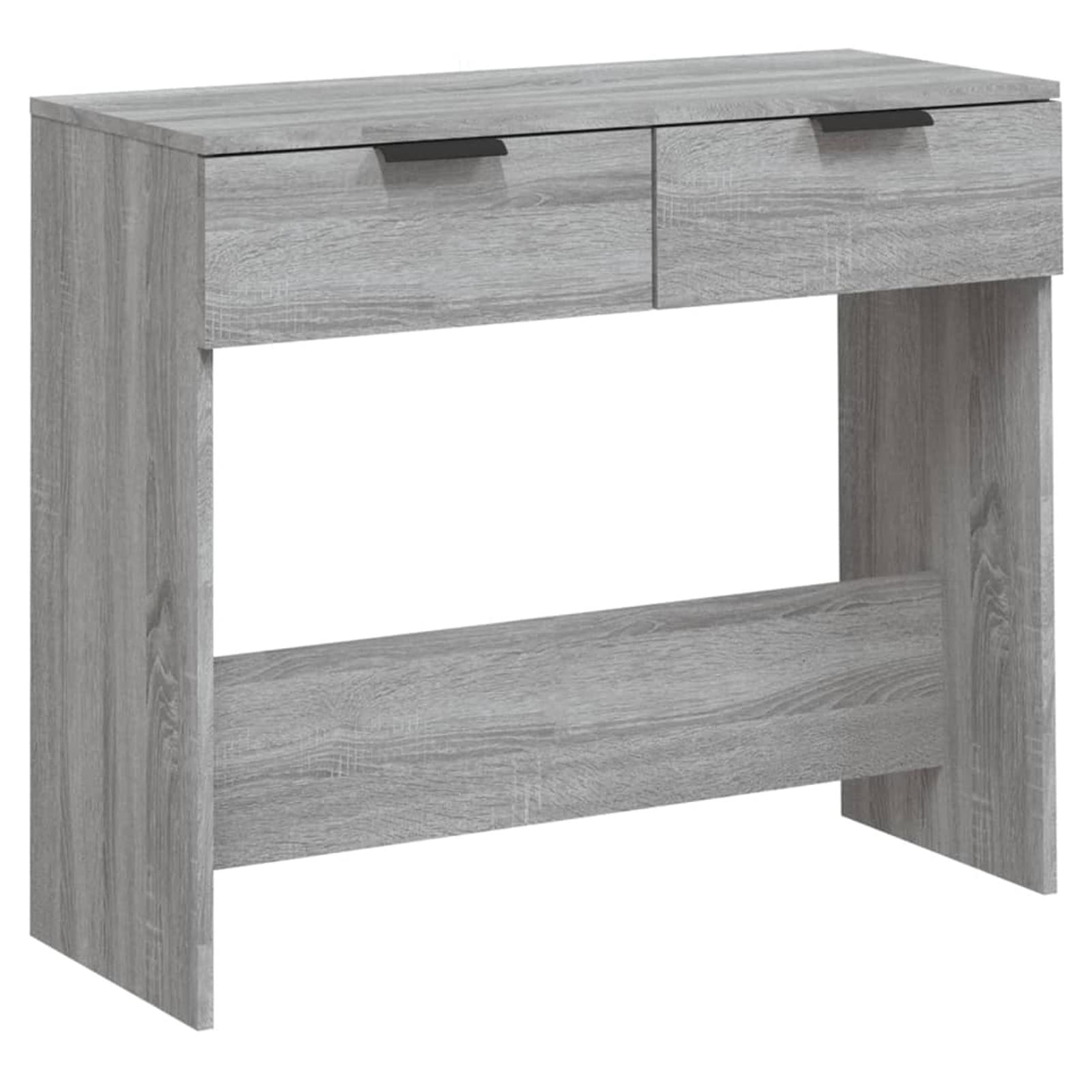 Homgoday Mesa Consola Madera contrachapada Gris Sonoma 90x36x75 cm Mesas auxiliares de salón,Mesa Consola Recibidor Mueble de Entrada Estrecha Clásica