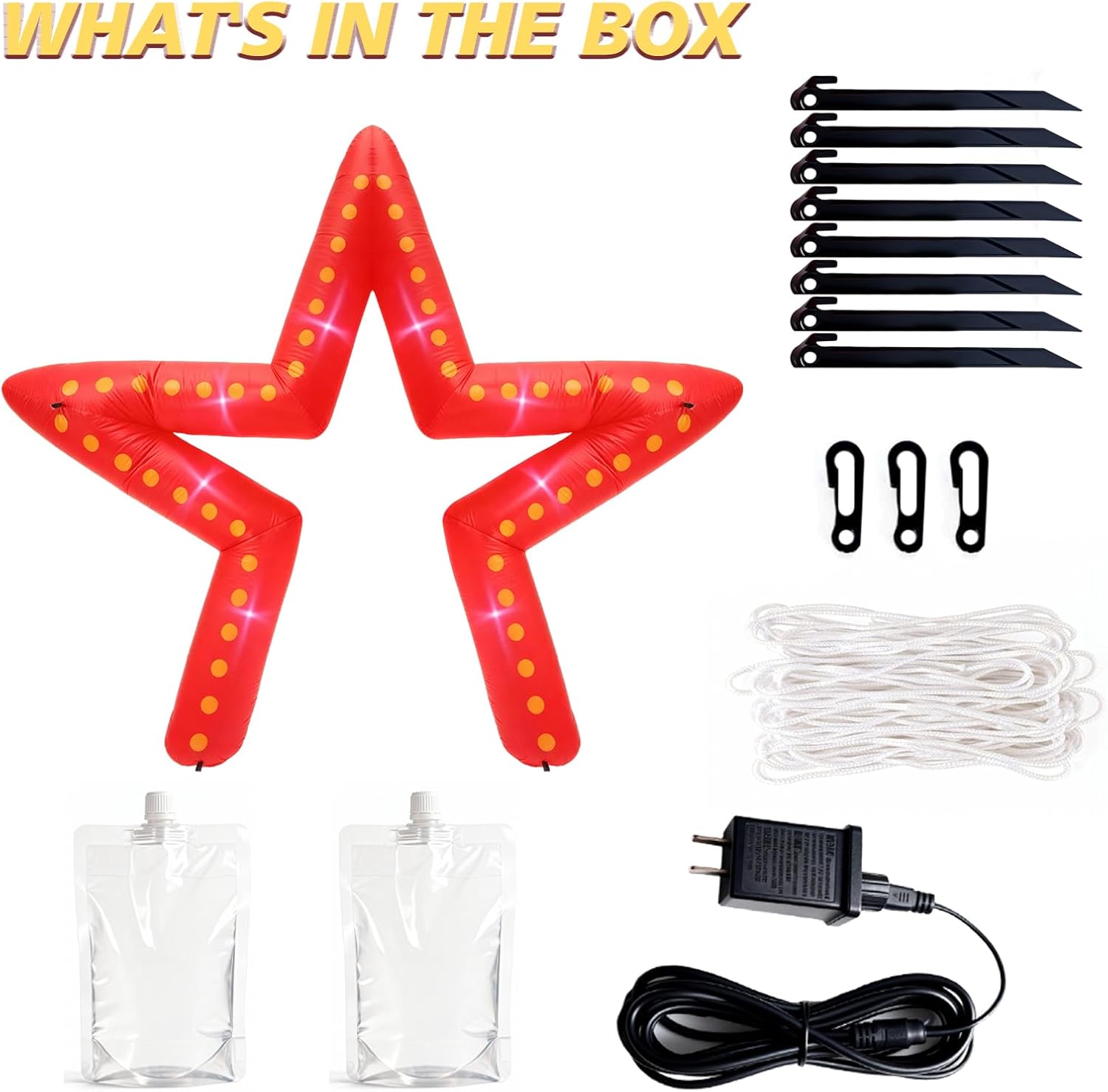 10 FT Movie Night Party Decorations Inflatable Large Blow up Star Sign with LED Light Inflatable Arch Kit for Movie Themed Party Carnivals Outdoor Birthday Decoration or Red Carpet Nightclub