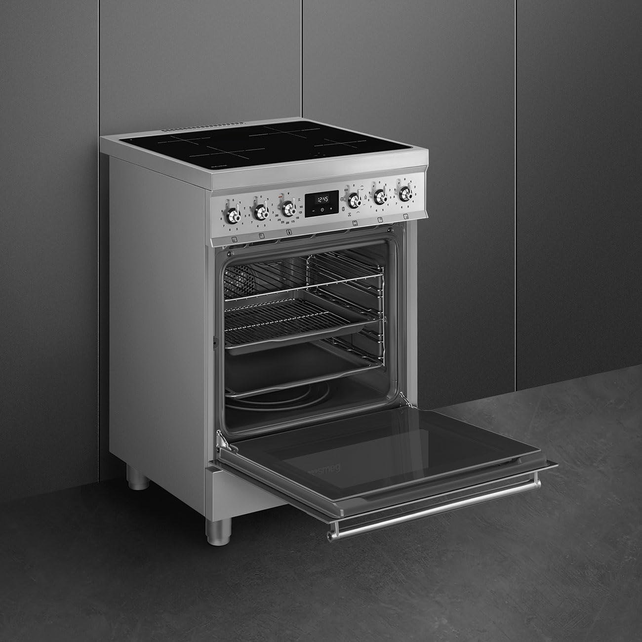 SMEG CUCINA C6IMXM2 PIANO COTTURA INDUZIONE MULTIZONE 60 CM CLASSE A INOX CL. A
