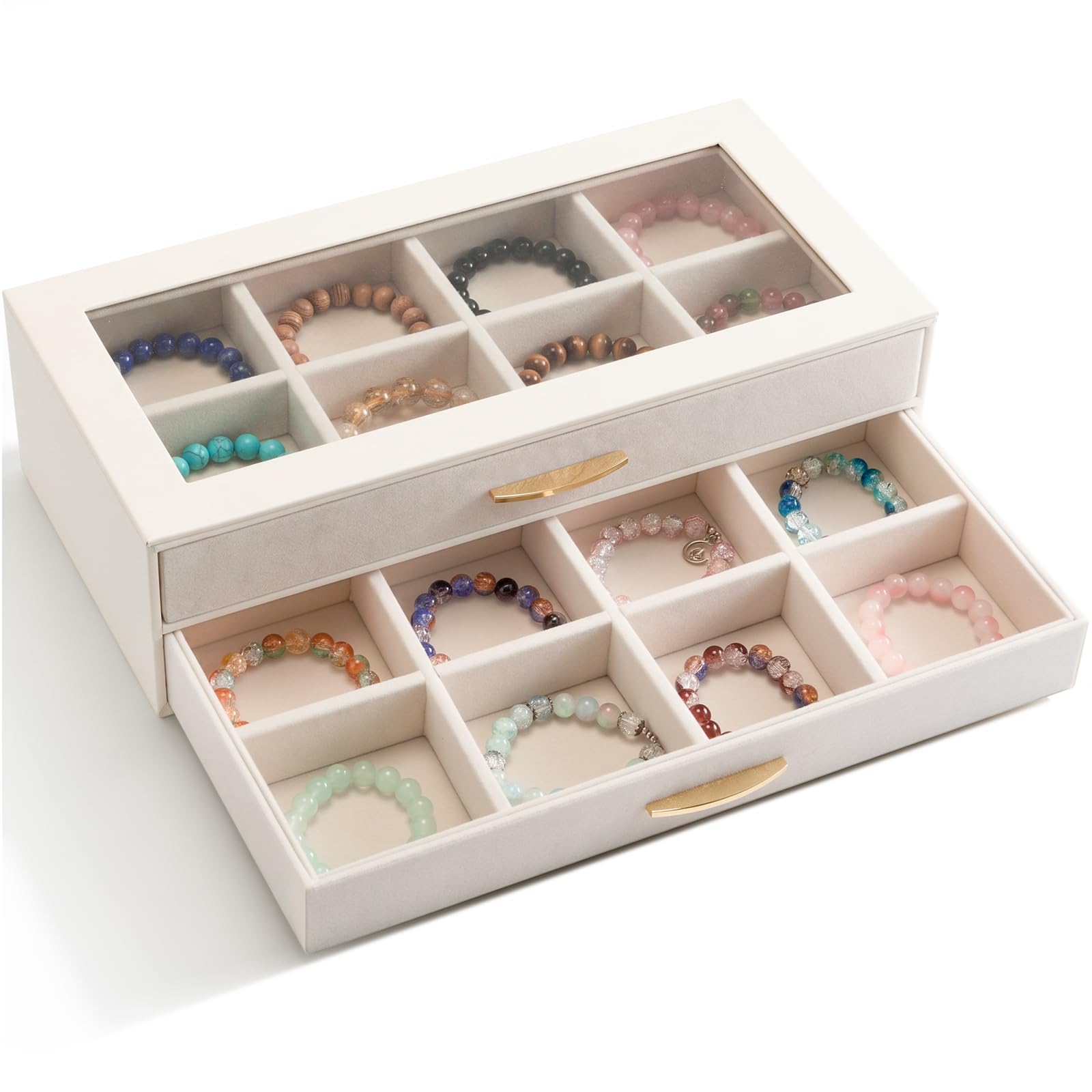 Photo 1 of Yookeer 2-Layer Bracelet Organizer Storage Box