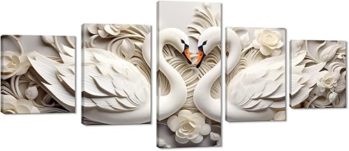 Miniatura 62 de 5 piezas de pintura sobre lienzo ardiente de fénix dibujado en estilo heráldico fuego fénix arte de pared vintage impresiones obras de arte arte