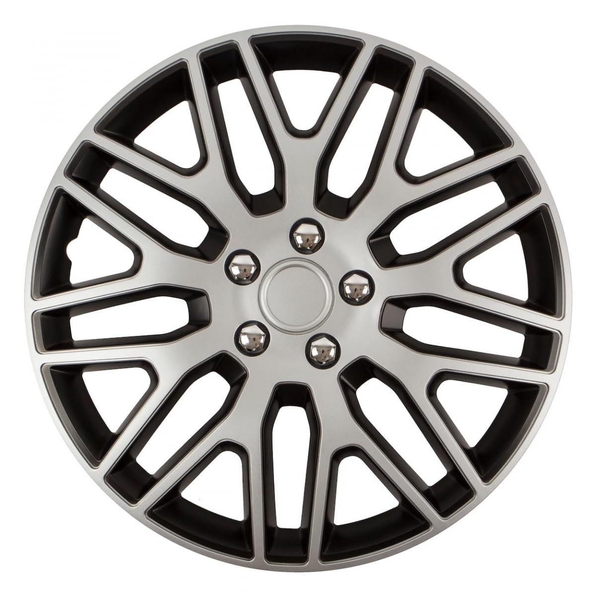 VERSACO Copricerchi 16" pollici nero argento Copricerchi Auto 10944