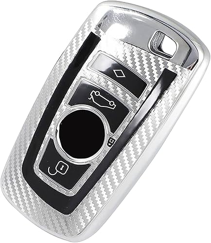 FengleAuto Funda para llavero BMW, funda para llavero para llave 1 3 4 5 6 7 Series X3 X4 M5 M6 GT3 GT5 llave de control remoto, 4.5x 3.3x 0.99