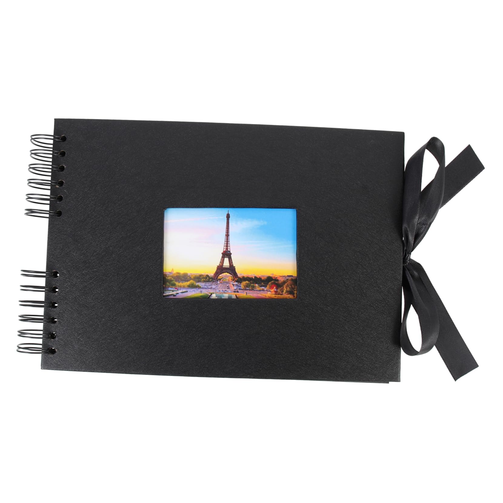 Scrapbook Album Fotografico a Spirale A4, Libro Foto | 40 Fogli, Copertina Personalizzabile in Cartoncino, Pagine Interne Modificabili, Adesivi Inclusi