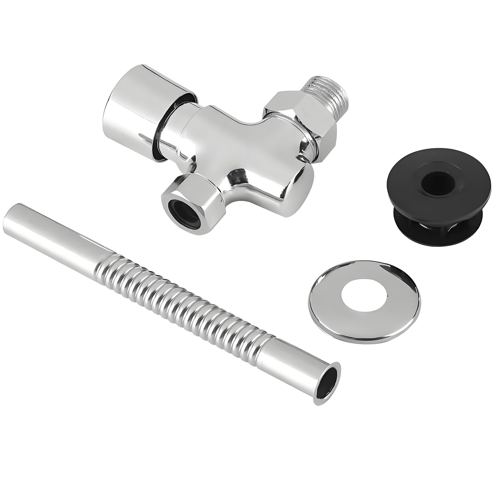 Automatic Shut Off Toilet Urinal Valves Zinc Alloy​ Toilet Manual Delay Flush Valves for Public Toilets Bathroom Parts Zinc Alloy​ Manual Delay Flush