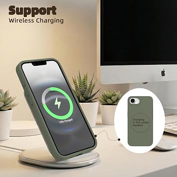 Silicone Case Compatible with iPhone 17e Case(2026) Soft Ultra Slim Protective Shockproof Liquid Silicone Phone Case,Anti-Scratch Microfiber Lining, 6.1