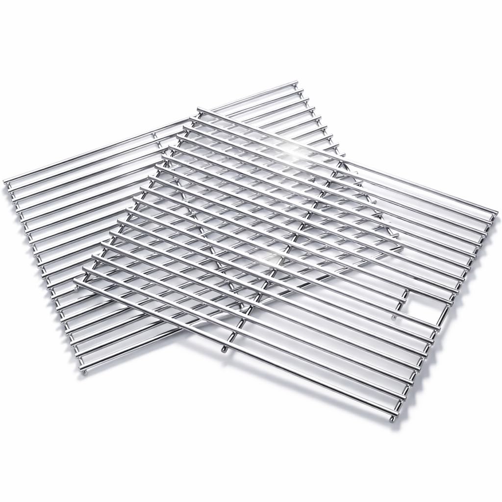 Hisencn 2-Pack 201 Stainless Steel Cooking Grates