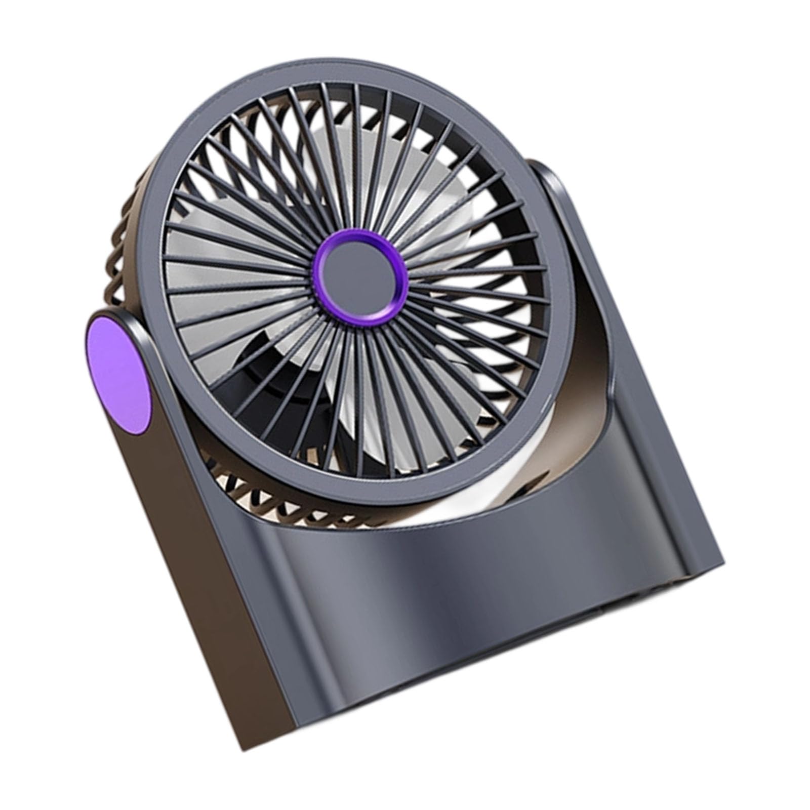 NRVTRE Cooling Desktop Fan with Light Small Desk Air Circulation Table Fan ABS Texture Suitable for Outdoor Camping LED Desk