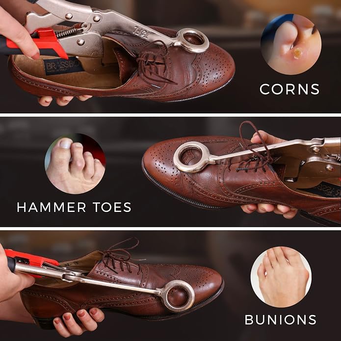 Image of Ball & Ring Shoe Stretcher, Bunion Pads & 4 oz Shoe Stretch Spray