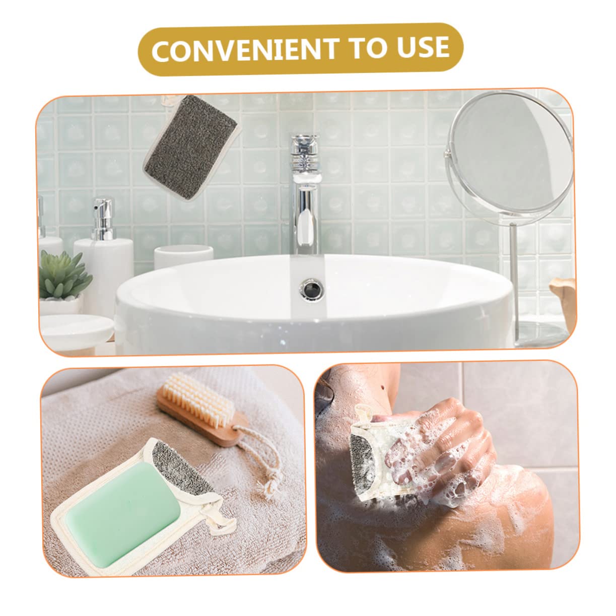 MAGICLULU 20 Stk Seifenbeutel schwarzem Leinen Körperwaschschwamm tragbarer Seifenbeutel sustainability bathroom storage Schwämme Badeschwamm Seifenbeutel für die Hausversorgung