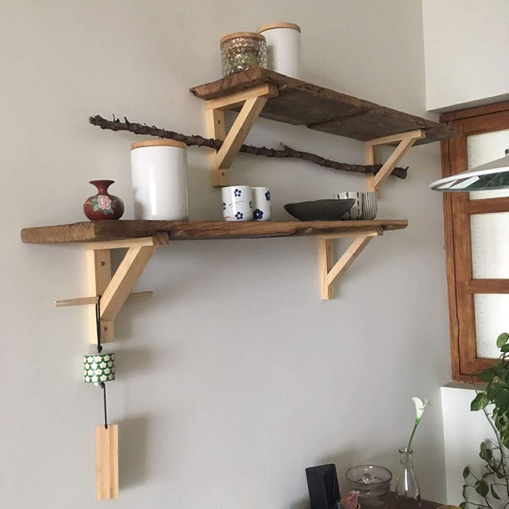 Amazon.co.jp: 棚受け 木製、棚受け 金具、100％天然木