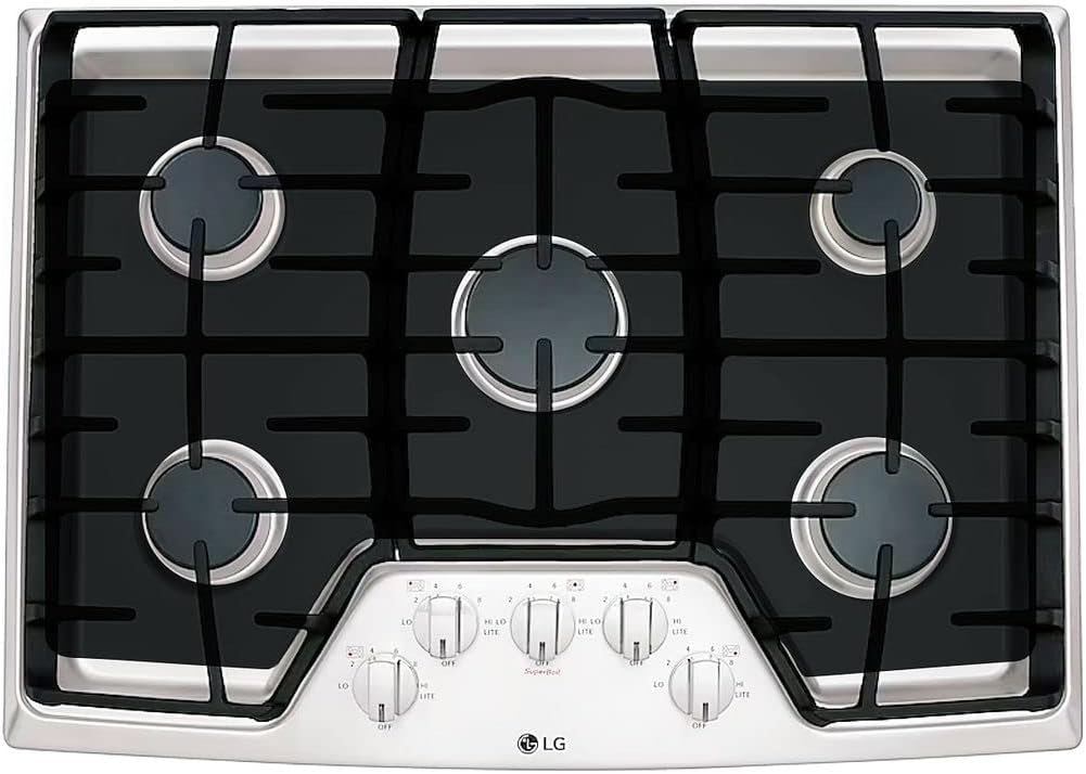 Premium Plus Stove Protectors for LG Gas Cooktop Model LCG3611, Custom Cut, Easy to Clean Stove Liner, Made in the USA.