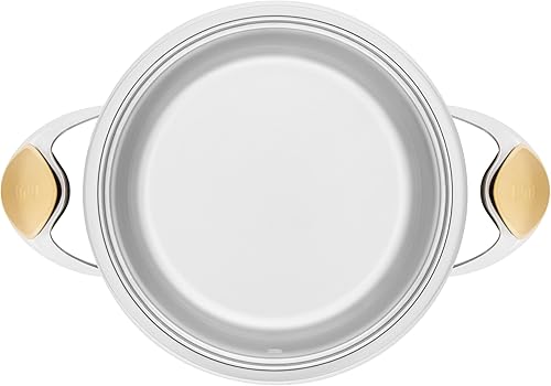 Miniatura 5 de Zepter URA Masterpiece utensilios de cocina de acero inoxidable. Sartén antiadherente segura de 2 cuartos de galón, horno holandés y cazuela con