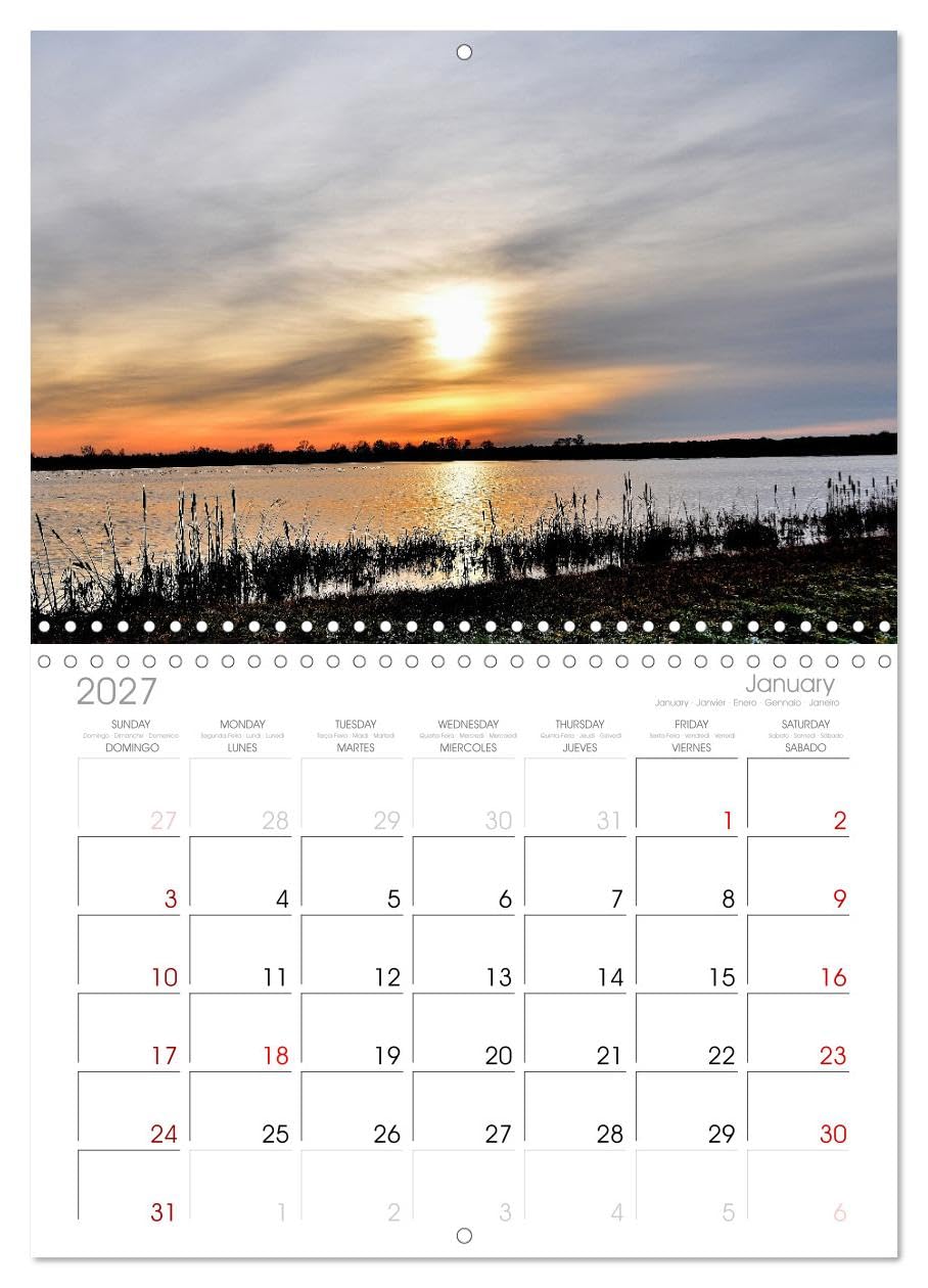 Calendar 2027 · Réserve naturelle de Wumme
