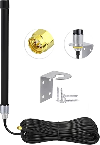 Miniatura 3 de Bingfu Antena celular Mimo 4G LTE para exteriores, alta ganancia, largo alcance, 6dBi, antenas SMA con cable coaxial de 32.8 pies para Spypoint