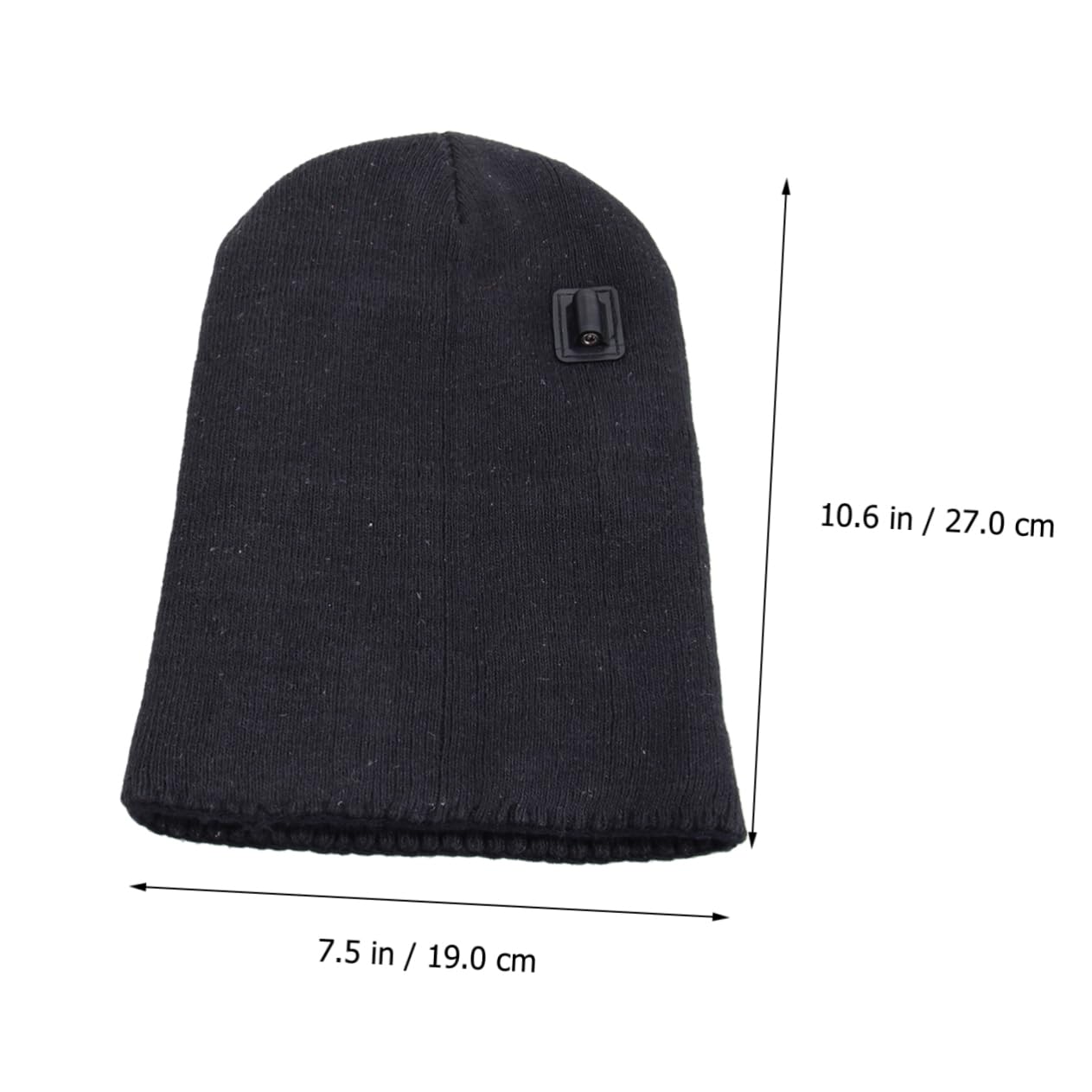 Holibanna bonnet en tricot chapeau chauffant Black