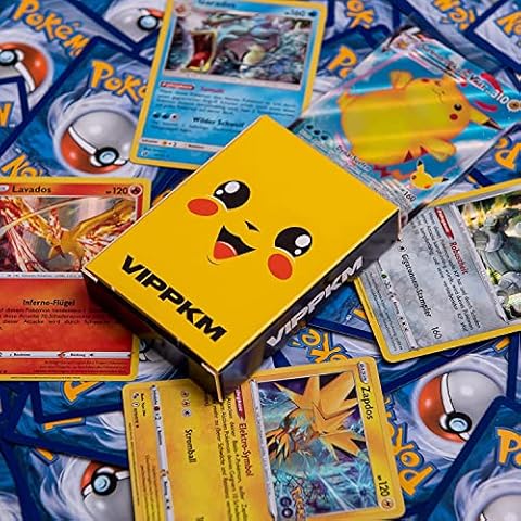 30 Verschiedene PKM Karten + 1x zufällige V Cover
