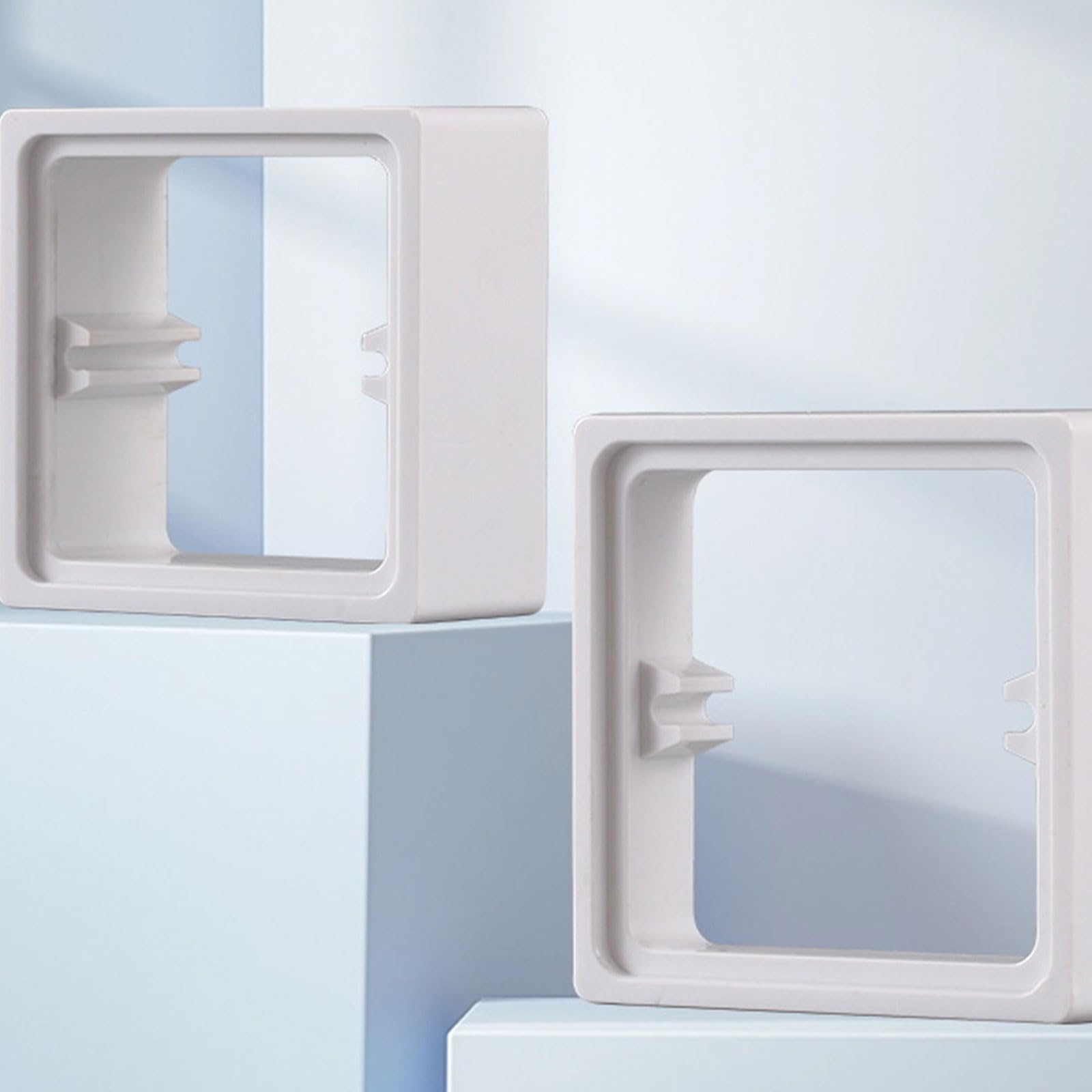 KMGDM Single Socket Spacer Electrical Outlet Box Extender Single Gang Box Extender for Living Room School Office - Image 4