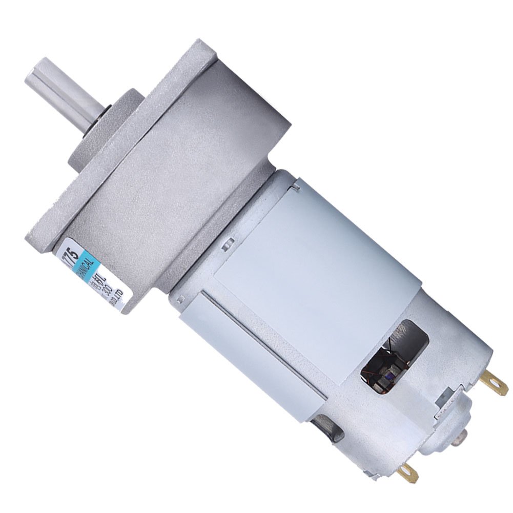 Motor micro reductor, 60GA775 DC12V 35W Torque grande Velocidad ajustable Bajo nivel de ruido Regulación de la velocidad de apoyo, para parrillas, puertas y ventanas automáticas, etc.(300rpm)