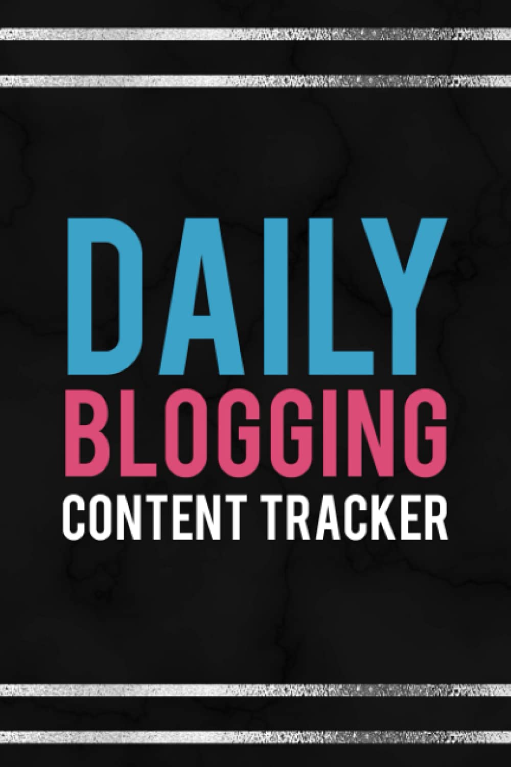 Daily Blogging Content Tracker: Blogs Notes Book for Recording and Tracking Blog Post Research, Title, Date Published, Platform, Keywords, Tags, Notes ... Stripes Design with Black Cover (My Blogs)