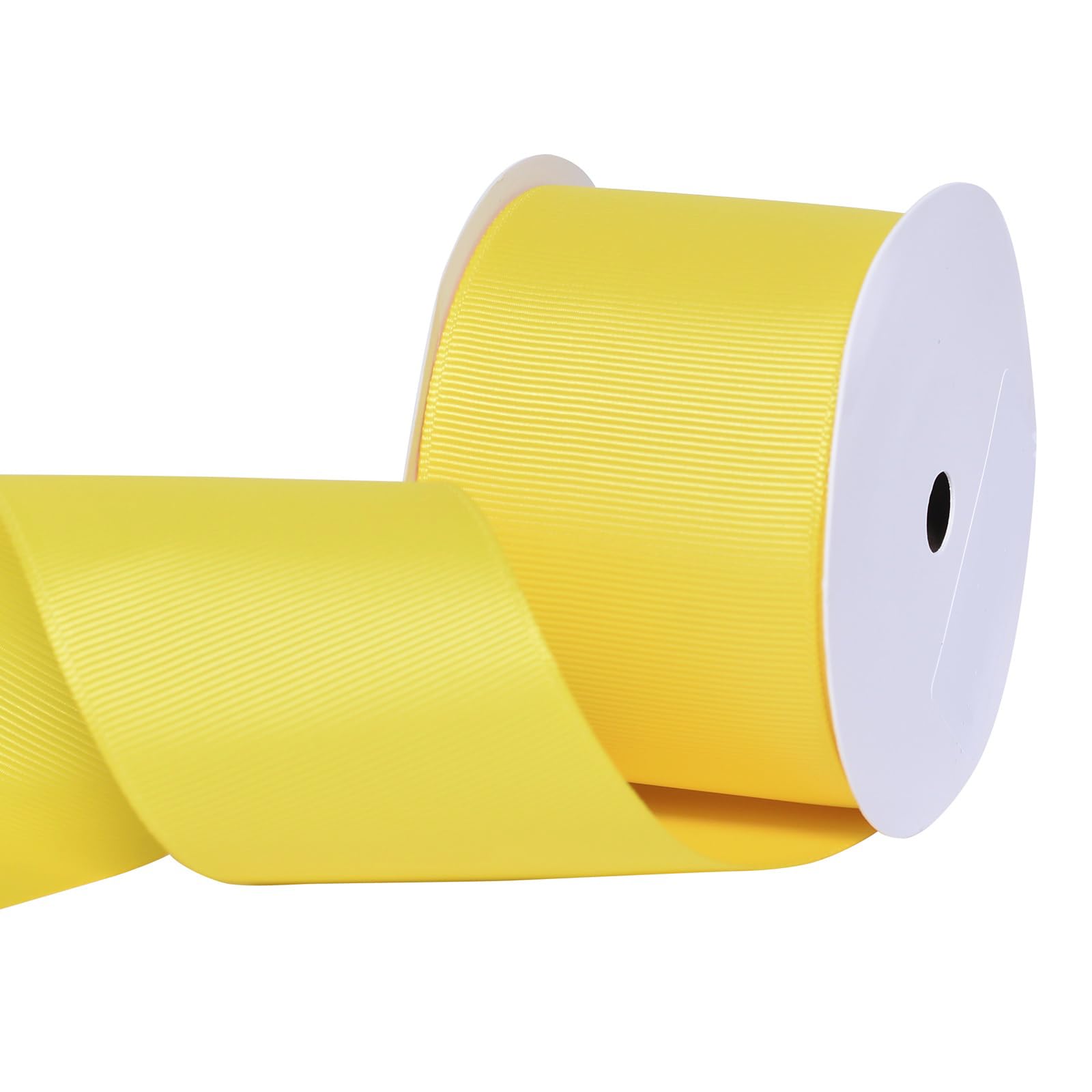 Photo 1 of Ribest Yellow Grosgrain Ribbon, 2 Inch 10 Yard Ribbon for Crafts Gift Wrapping Bows Wedding Party Decoration Bouquet