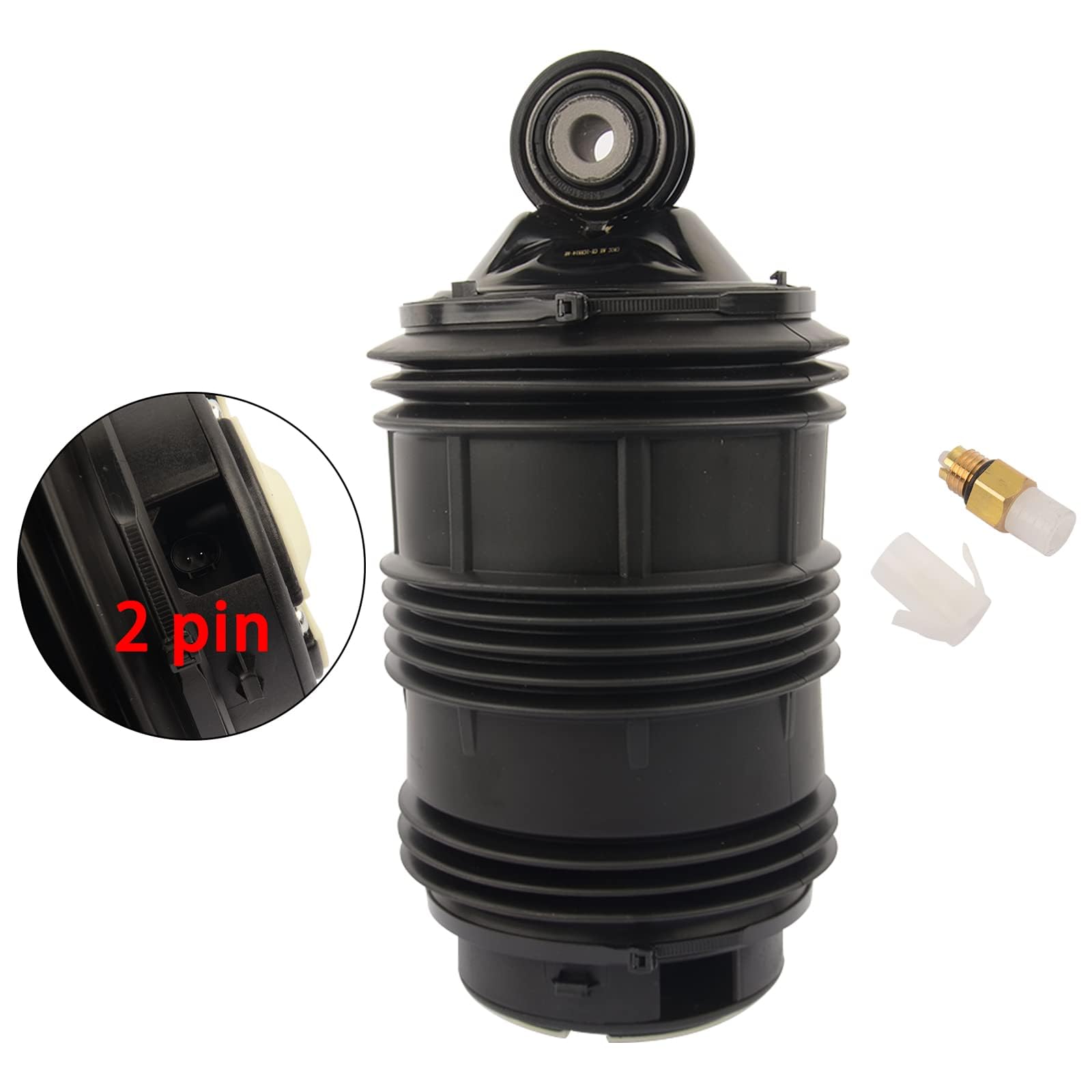 Luftfeder Luftfederung 2Pins kompatibel mit W211 S211 für Kombi | kompatibel mit Mercedes E-Klasse T-Modell S211 mit Airmatic-Federung 2113200925, A2113200925