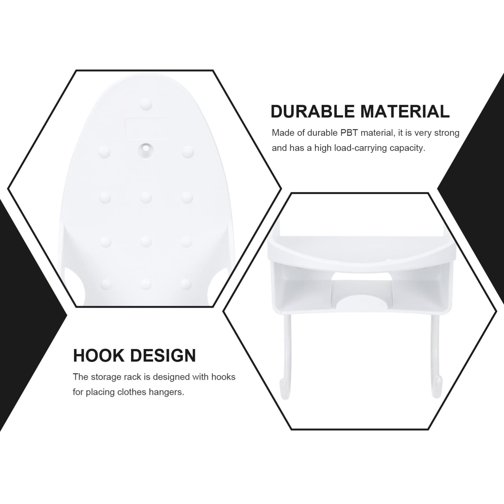 Zerodeko Appendi Per Asse Da Stiro in Materiale Resistente Supporto Da Parete Per Ferro Da Stiro Compatto e Facile Da Pulare