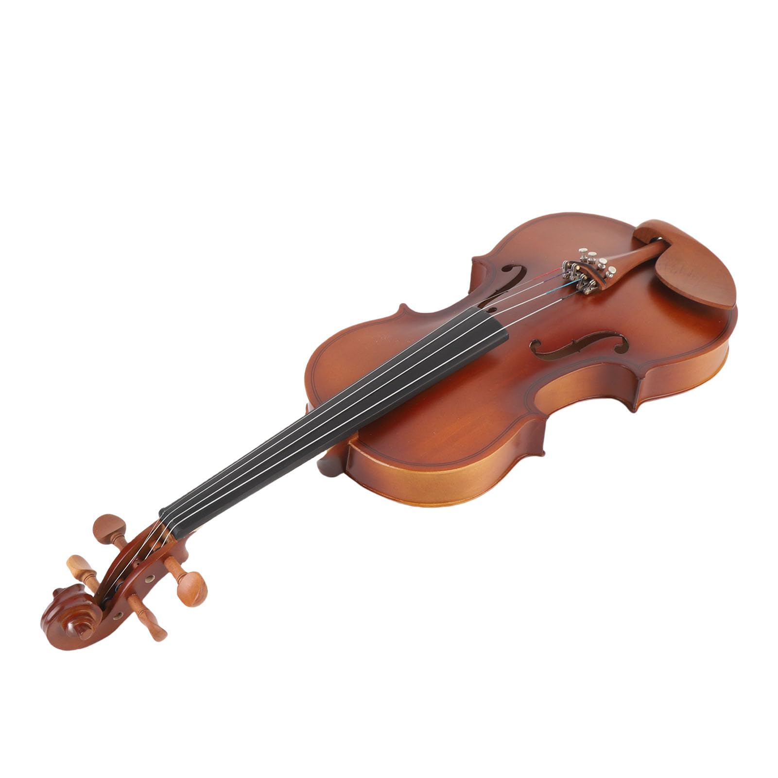 Generic Violino Professionale 4/4 Acustico in Legno Massello con Finitura Opaca per Principianti Adulti Completo di e Custodia Rigida