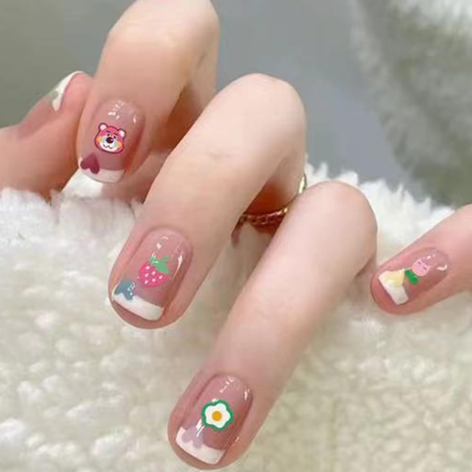 20 Blatt Nagelaufkleber Set – Süße Nail Art Sticker Für Kinder & Erwachsene, Selbstklebend & Einfach