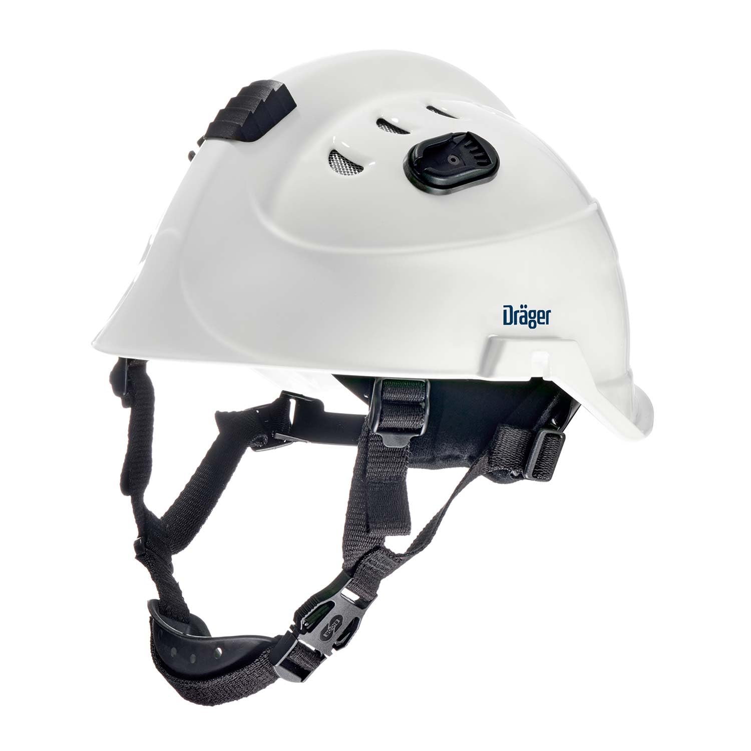 Dräger Schutzhelm HPS 3500 Basis für Rettung & Feuerwehr - weiß | Für Feuerwehr & Rettungsdienste - 52–64 cm, stufenlos einstellbar, 4-Punkt-Bänderung.