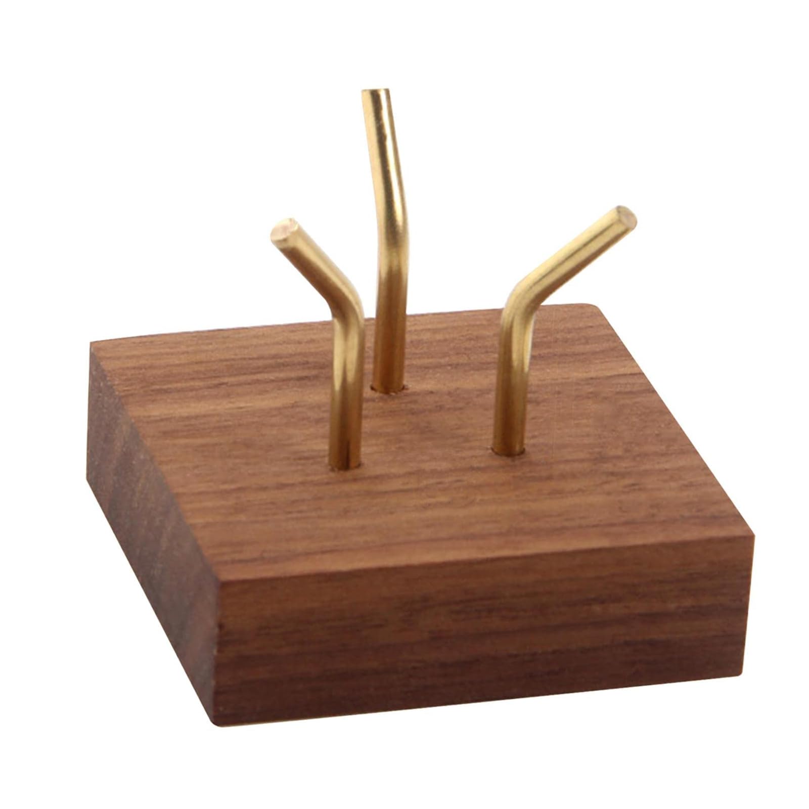 MOIDHSAG Wood Display Base For Gemstones Artistic Fossils Rock Collection Geodes Holder Mineral Stand Home Decoration