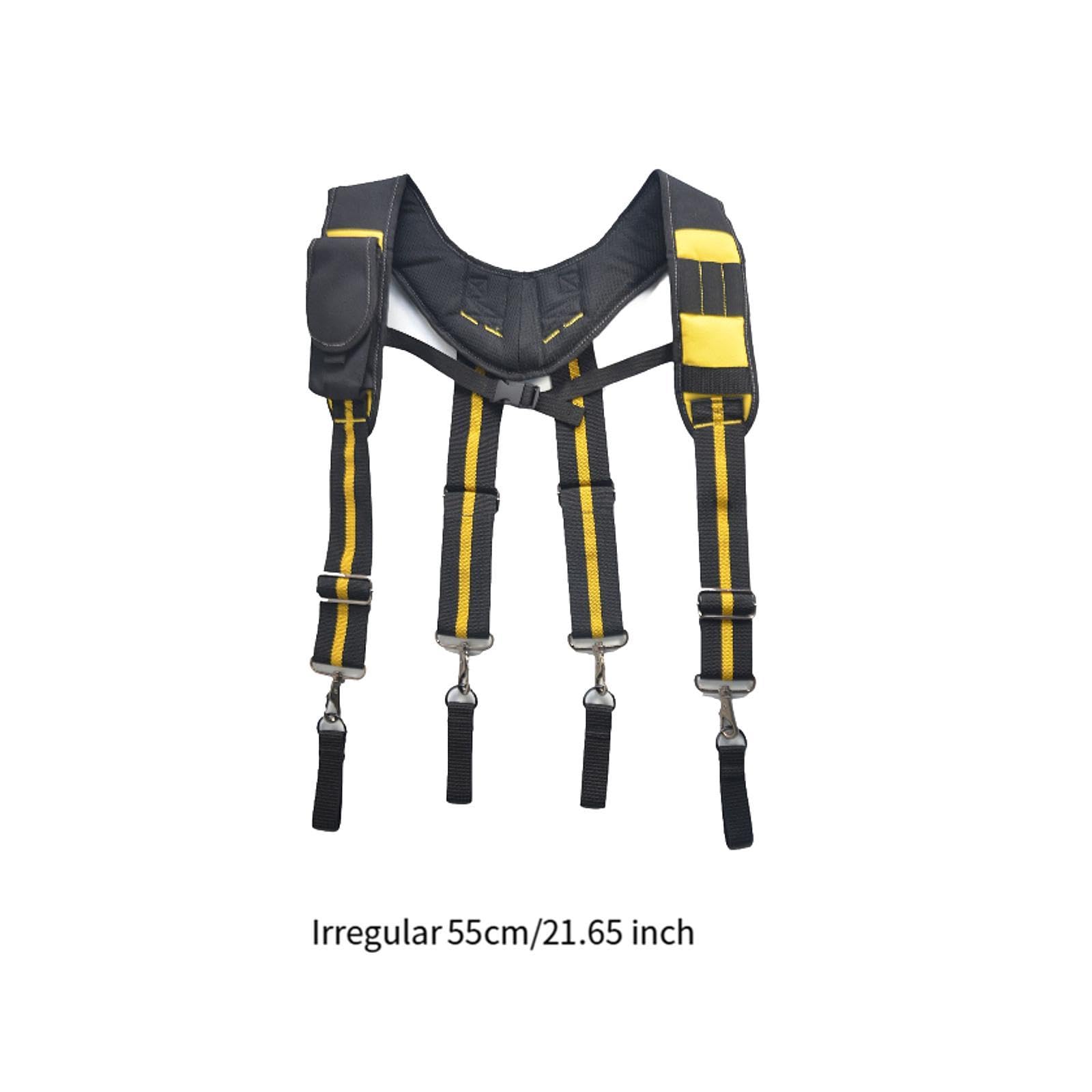Bretelles pour Ceinture Porte-outils, Ceinture de Travail Confortable et Rembourrée, X Type