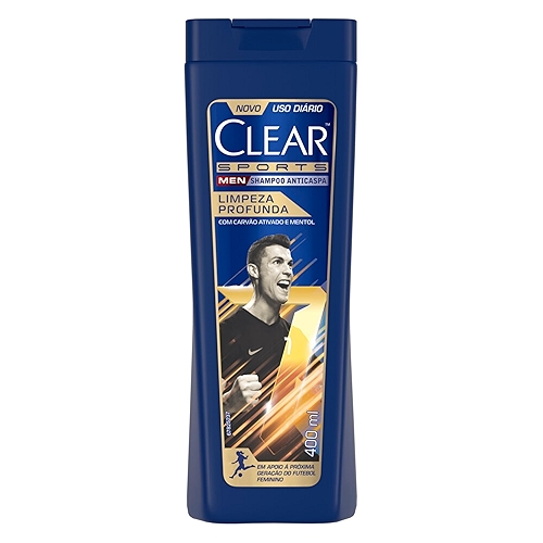 Clear Sports Men - Shampoo Anticaspa Limpeza Profunda 400Ml Clear Sports Men - Shampoo Anticaspa Limpeza Profunda 400Ml