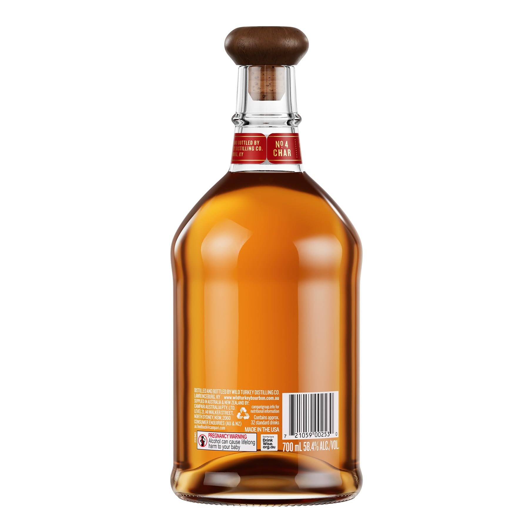 Wild Turkey - Rare Breed, Kentucky Straight Bourbon Whiskey, Astucciato, 70 cl, 58,4% Vol
