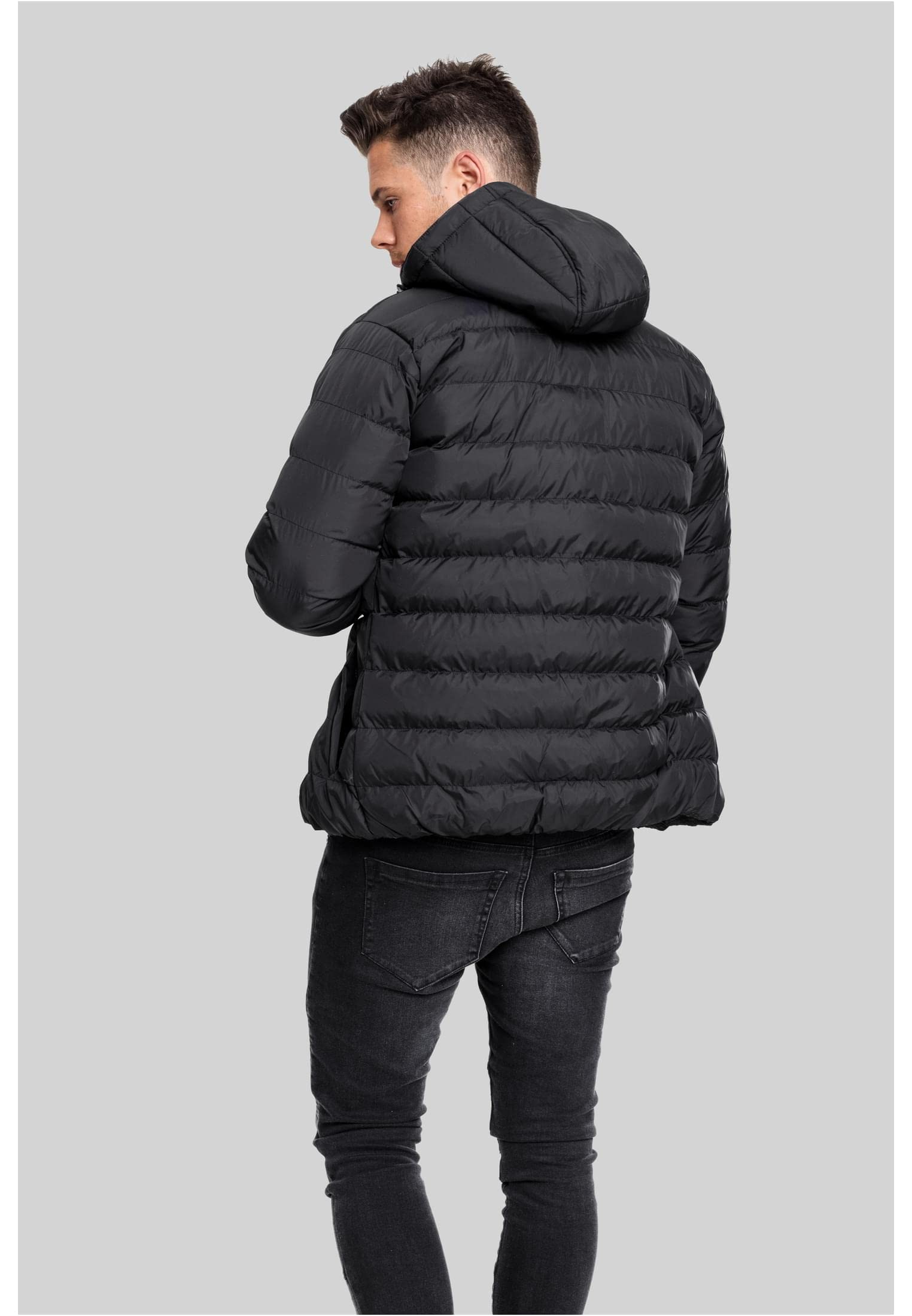 Urban Classics Chaqueta básica Bubble Hombre Chaqueta entre-tiempo Negro