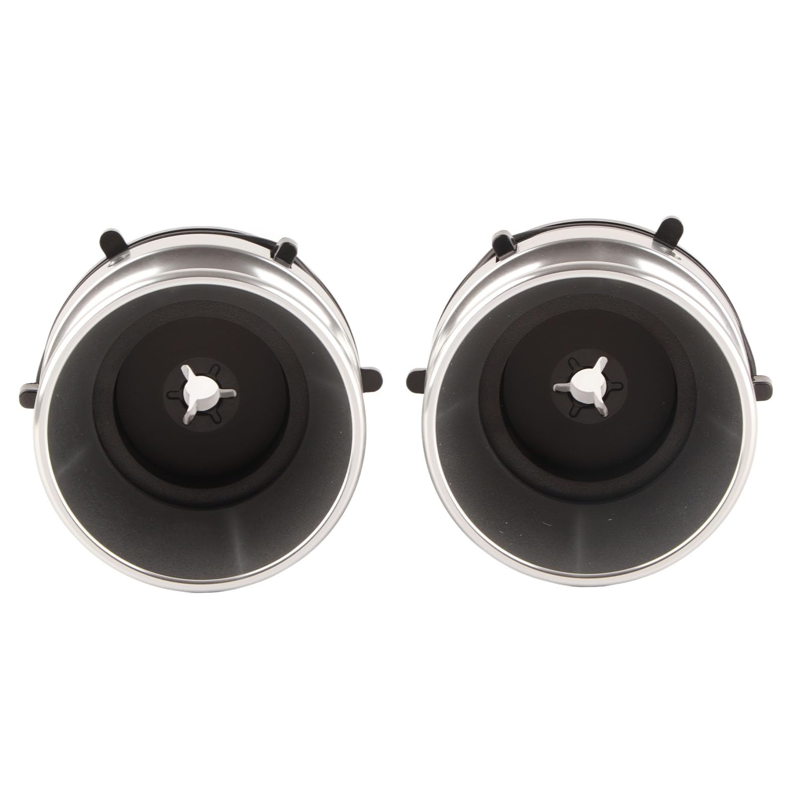1 par de Adaptadores de Buje Nab para Studer para Akai para , Abridor de 10 Pulgadas de Aleación de Aluminio Vacía para Carrete Pequeño, Carrete de Cinta para Grabadora (Plata)
