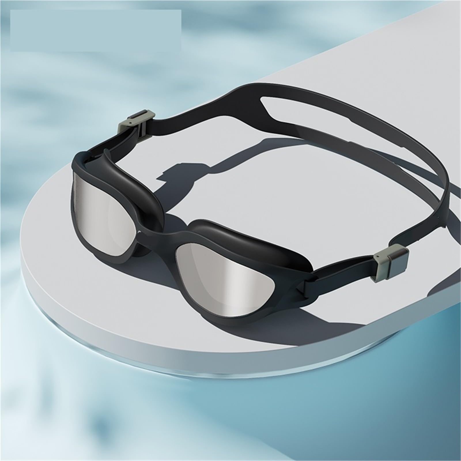 JUANYAO Occhiali da Nuoto Occhialini da Nuoto Regolabili HD Occhiali da Nuoto antiappannamento Occhiali da Nuoto Professionali in Silicone for Uomo per Il Nuoto(Blue)