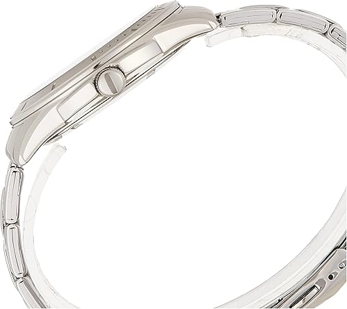 Miniatura 3 de Citizen Reloj de cuarzo para hombre, acero inoxidable, clásico, tono plateado (Modelo AG8300-52L), Tono-plateado, Reloj de cuarzo, cronógrafo,