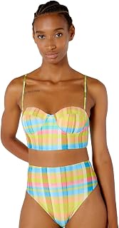 Calcinha Biquini Tanga Hot Pants Belle Xadrez Candy, Blueman, Feminino