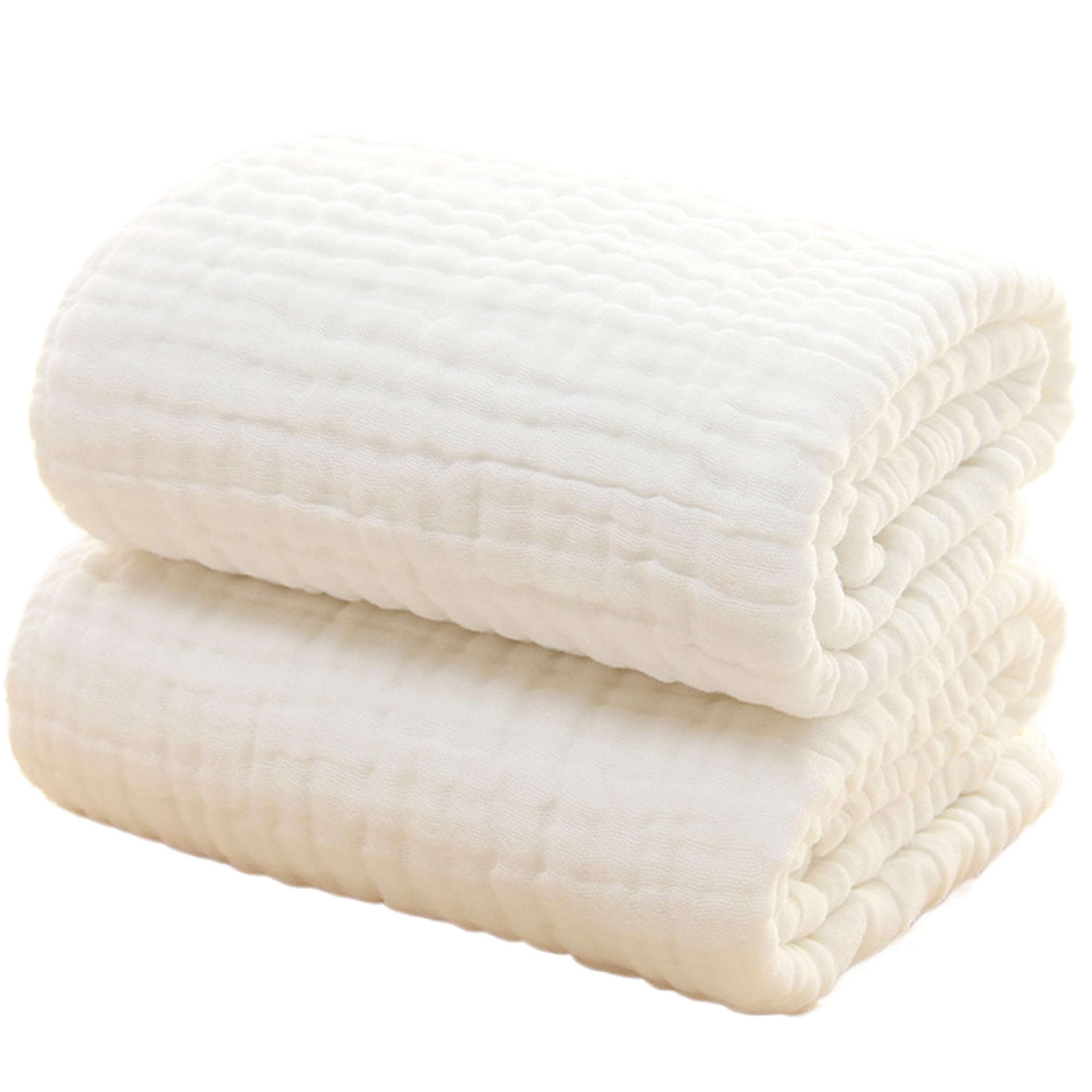 Takingup Baby Towel 2Pcs 41 x 41 Inch Soft Cotton Baby Towels for Newborn Absorbent Bath Towel Thicken Towels Washable Cover Blanket for Newborns Toddlers