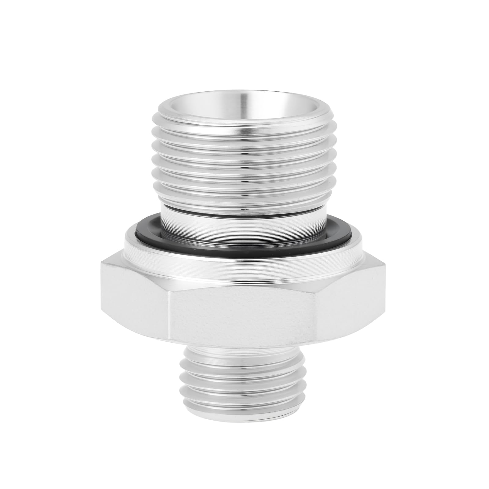 Briny River M14 X M20 Hydraulic Hose Fittings Adapters Stainless Steel for Chinese Mini Excavator and Skid Steers